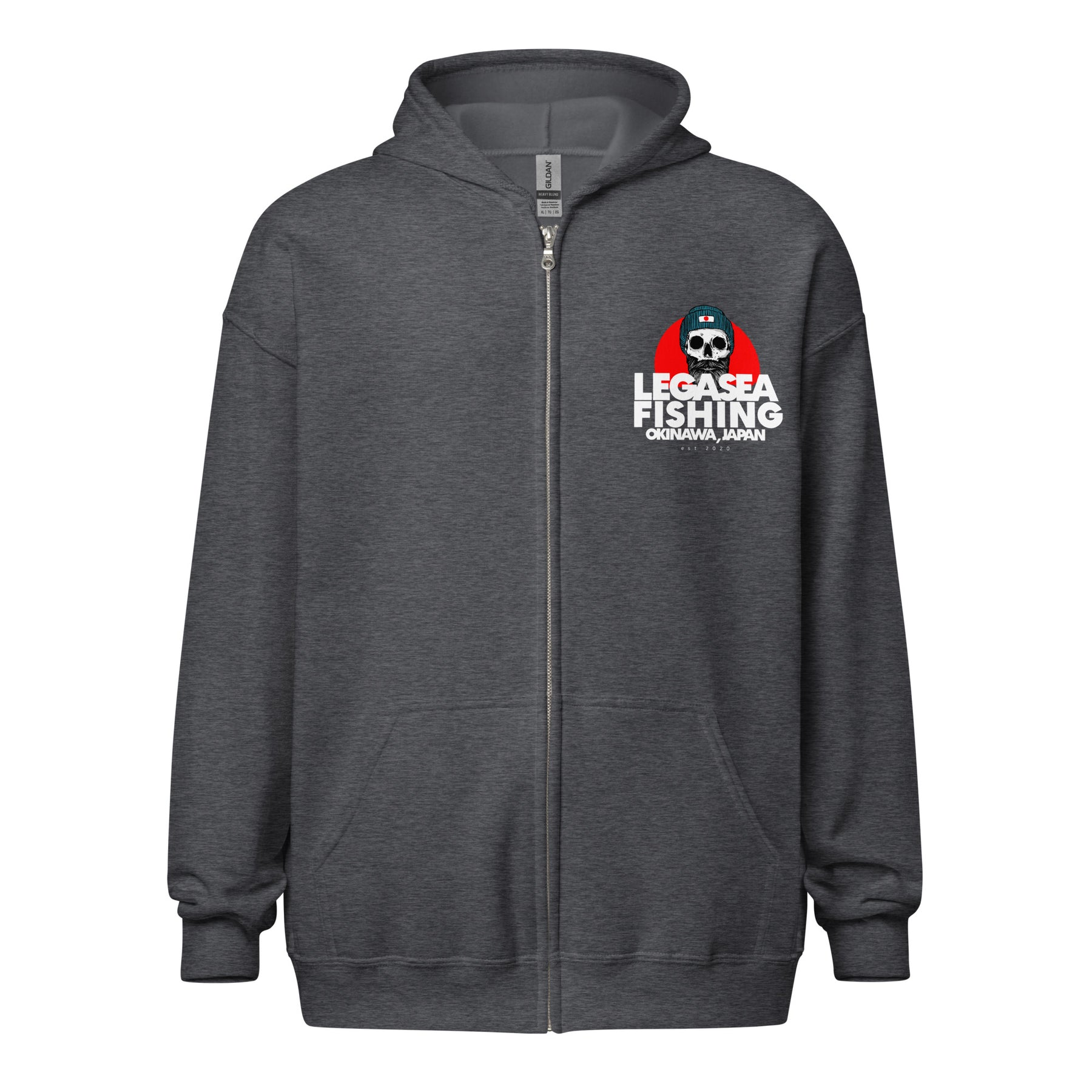 Cpt Grey Beard Zip Hoodie