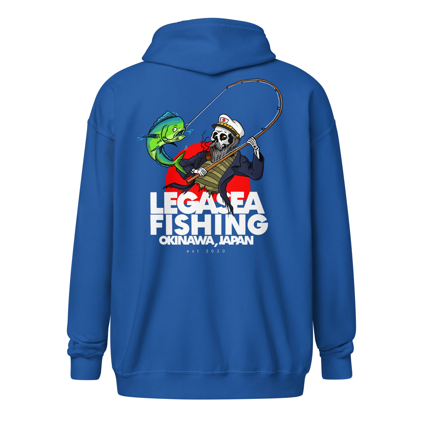 Cpt Grey Beard Zip Hoodie
