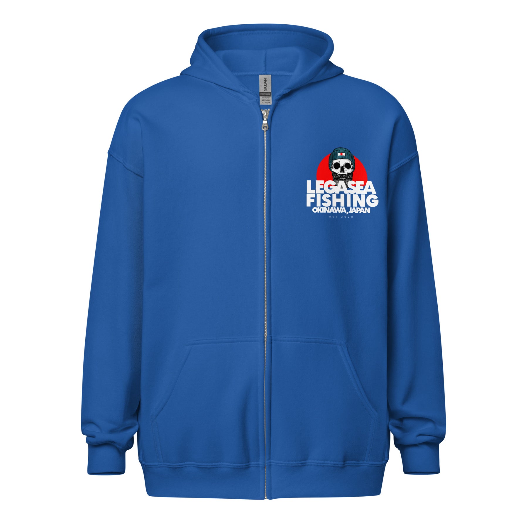 Cpt Grey Beard Zip Hoodie