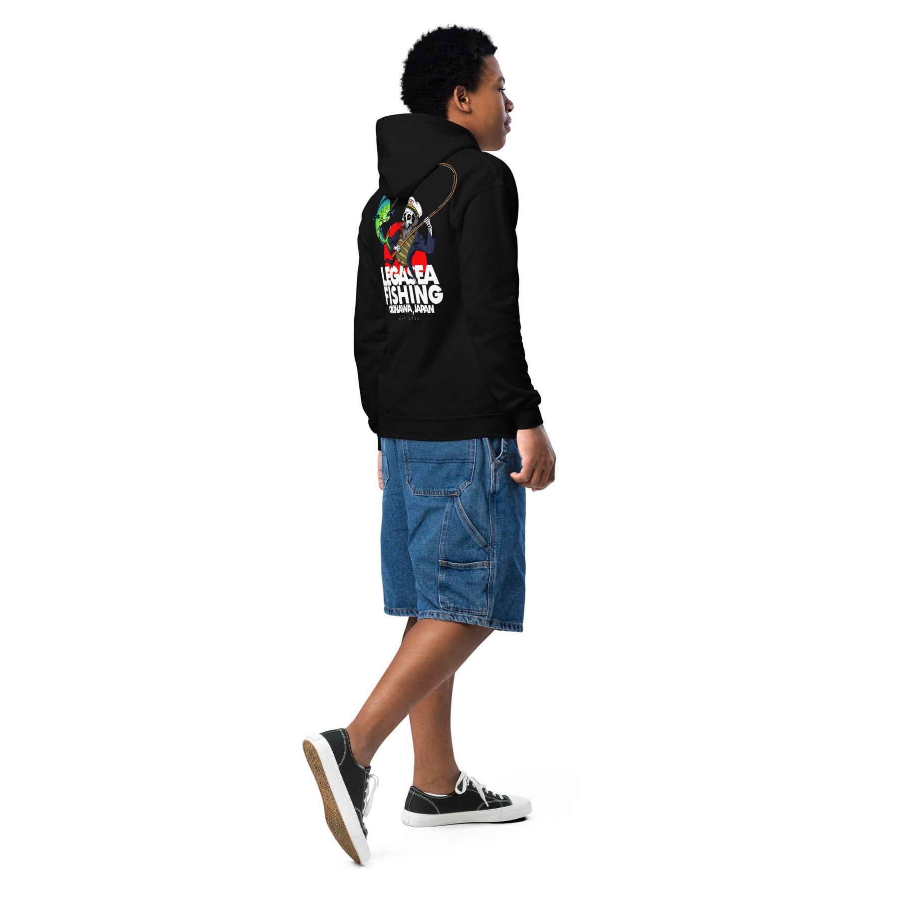 Youth Cpt Grey Beard heavy blend hoodie
