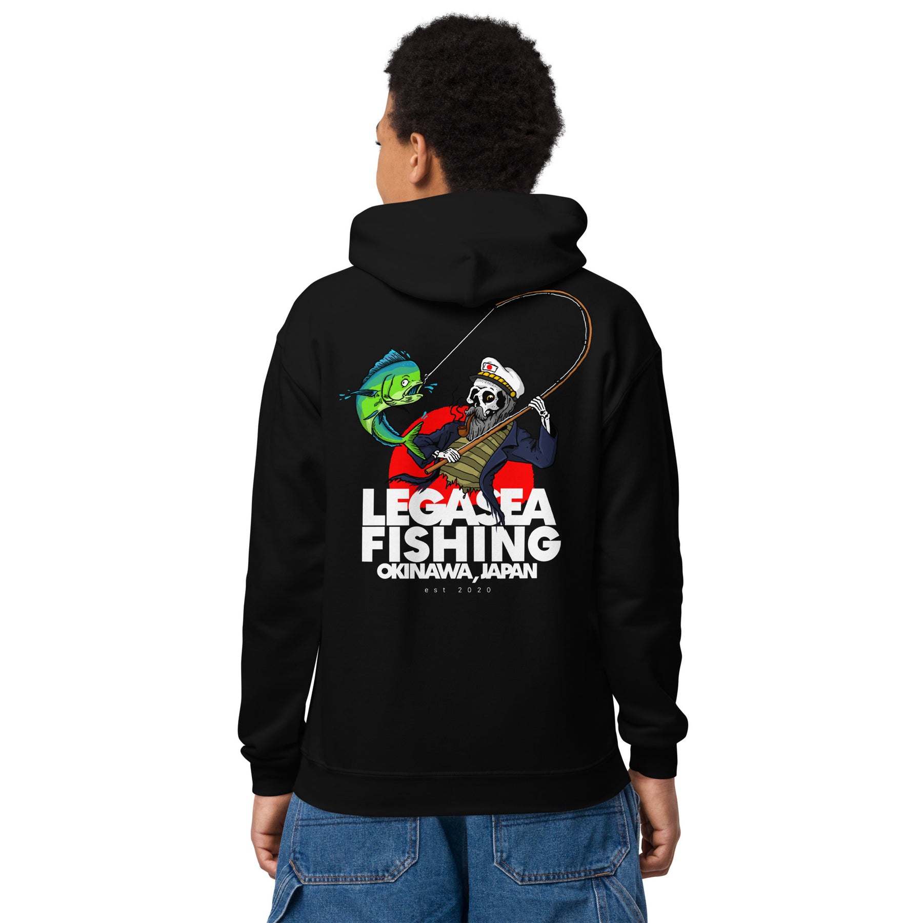 Youth Cpt Grey Beard heavy blend hoodie