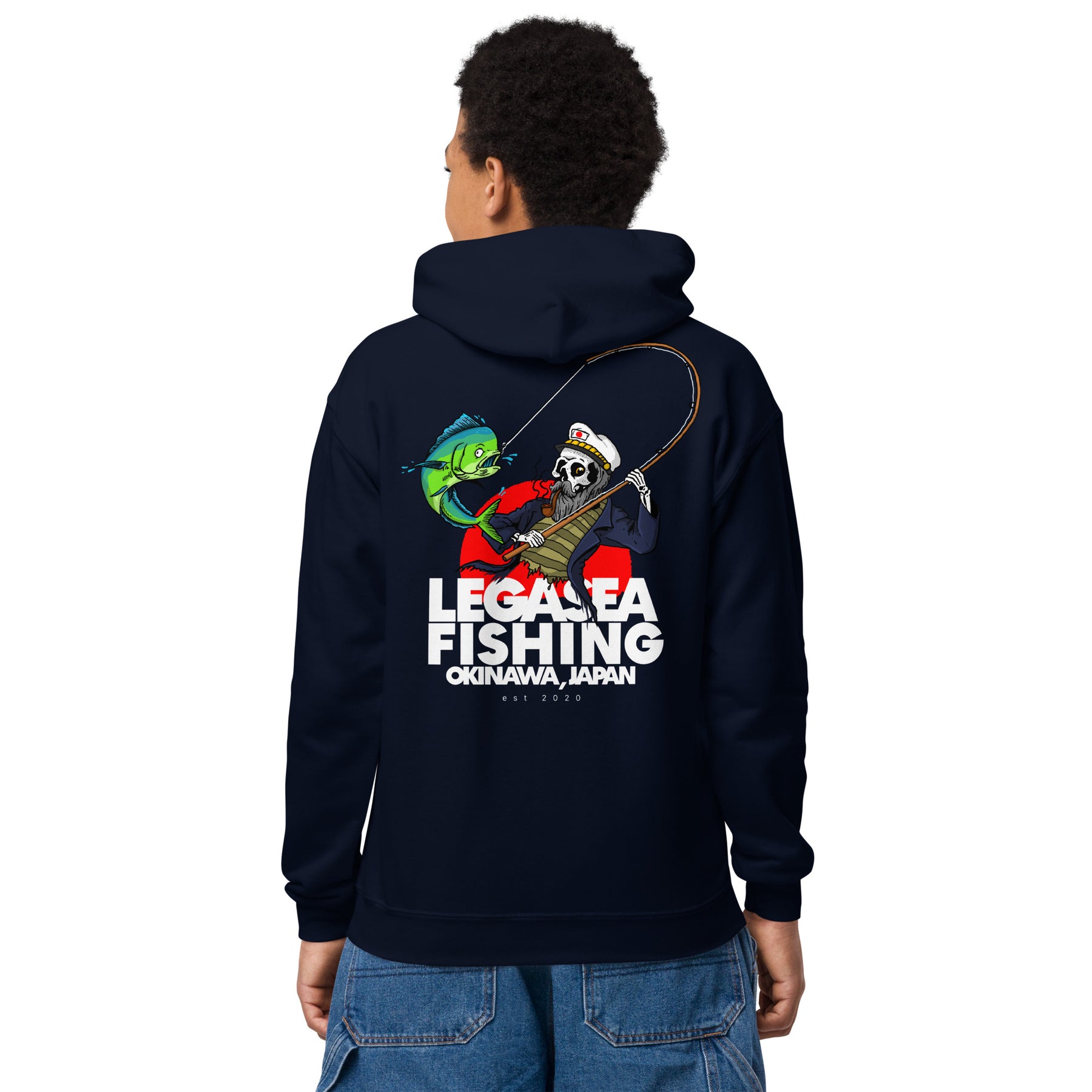 Youth Cpt Grey Beard heavy blend hoodie