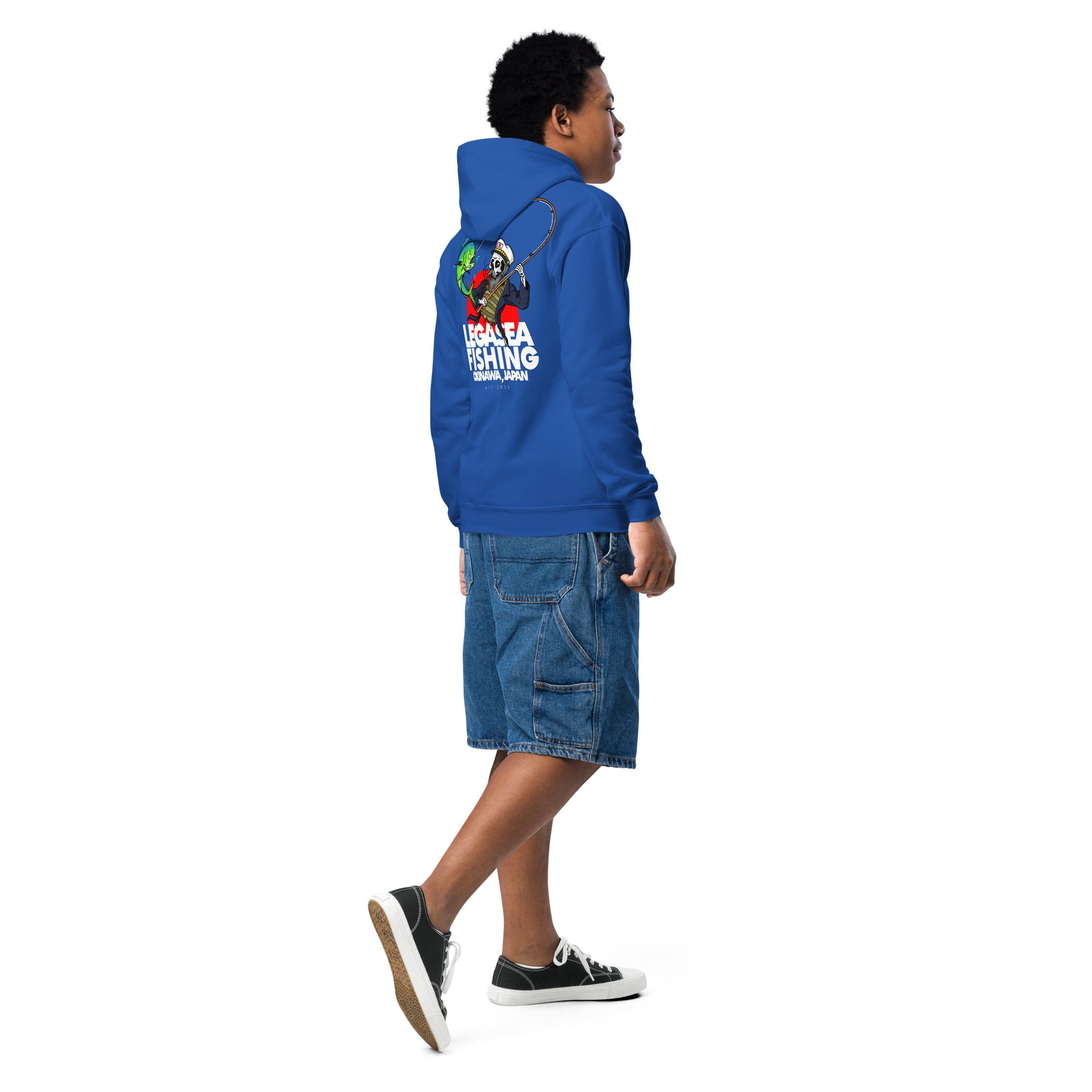 Youth Cpt Grey Beard heavy blend hoodie