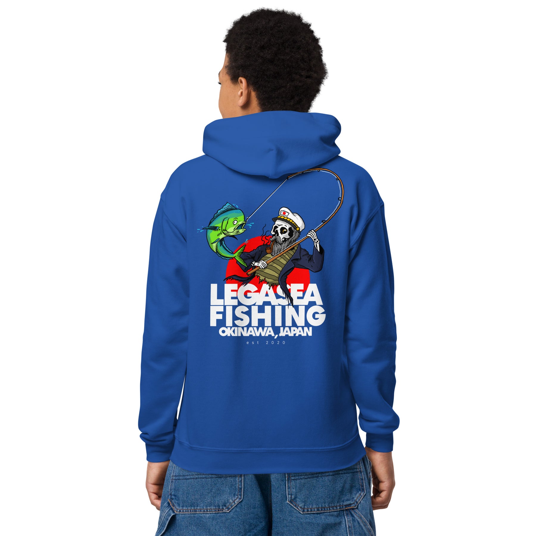 Youth Cpt Grey Beard heavy blend hoodie